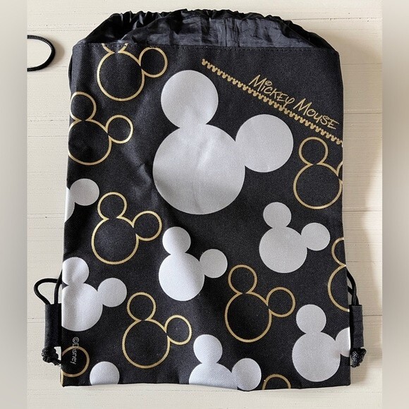 Mickey Mouse Disney Bag Kid Backpack *Lot of 3 Two gold and one silver 14 x 10.5 - Picture 3 of 4